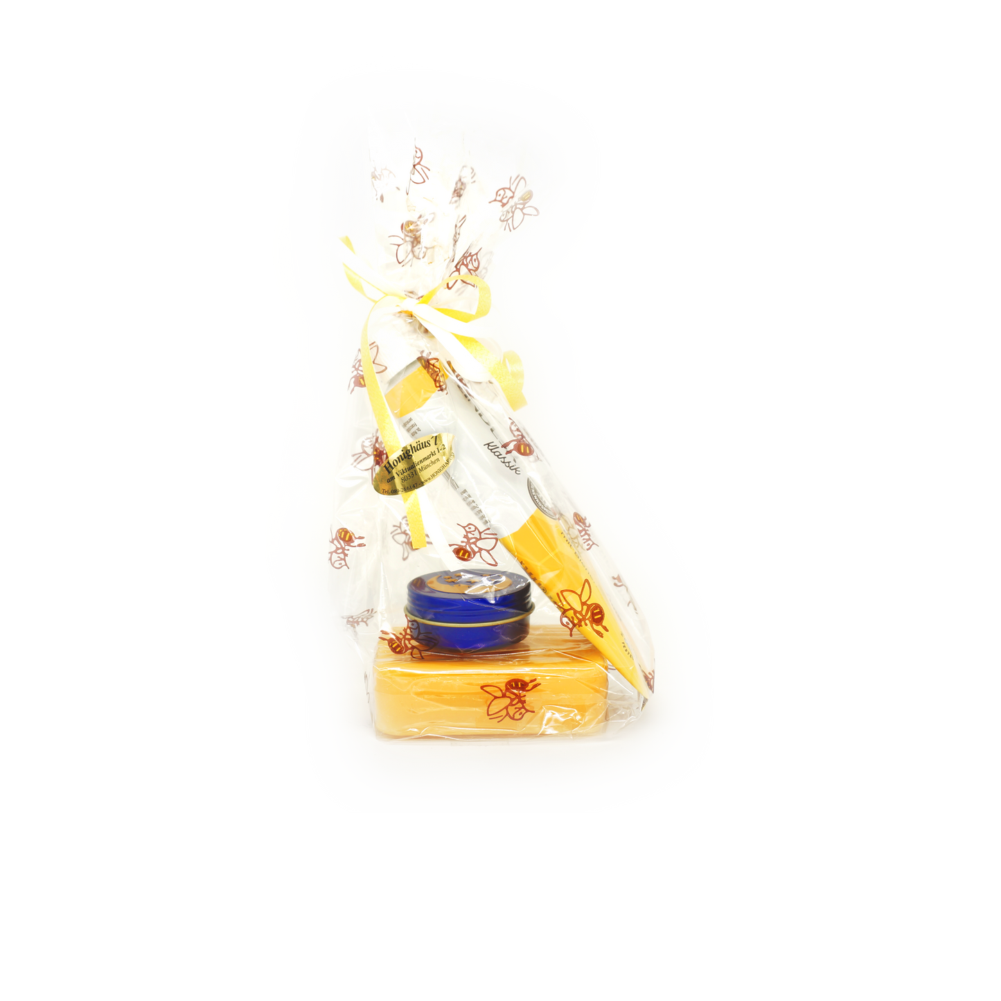 3er Geschenkset – Handcreme, Lippenbalsam & Seife mit Bienenwachs