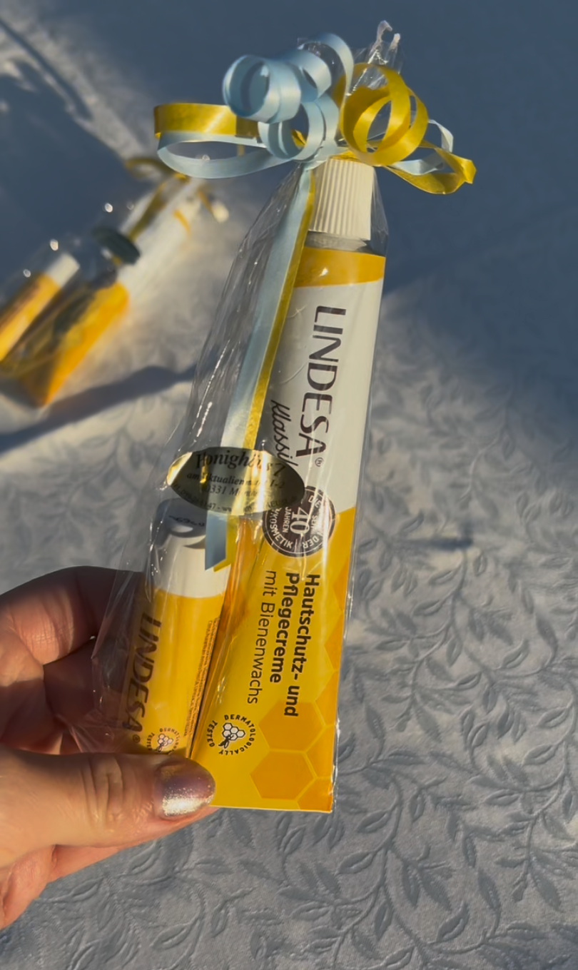 2er Geschenkset – Lippenbalsam & Handcreme mit Bienenwachs
