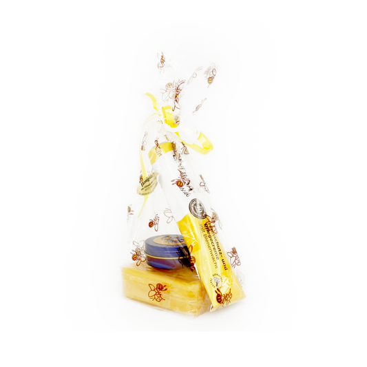 3er Geschenkset – Handcreme, Lippenbalsam & Seife mit Bienenwachs